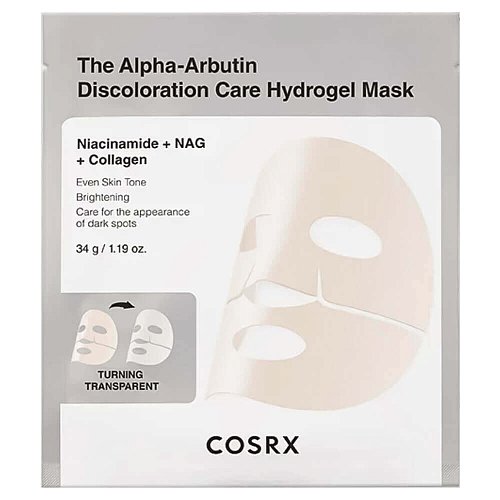 Осветляющая гидрогелевая маска с альфа-арбутином COSRX Arbutin Discoloration Hydrogel Mask