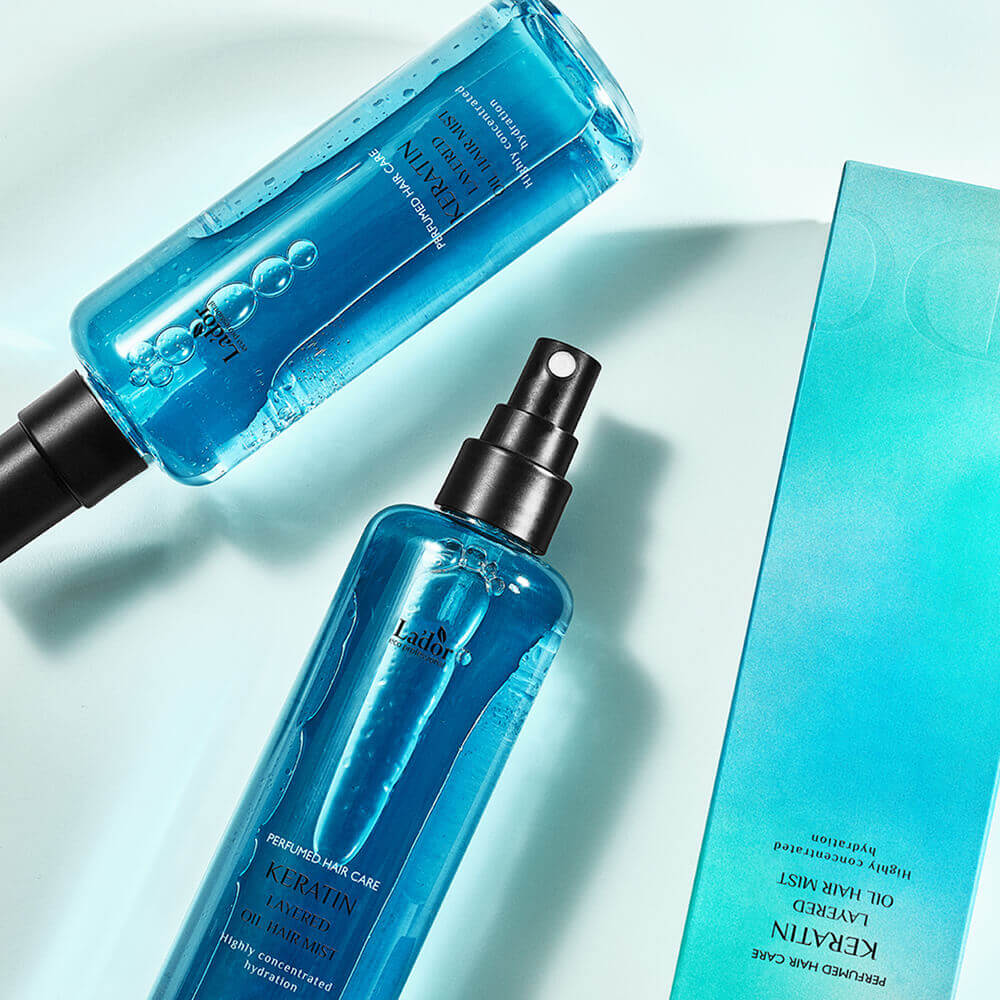 Двухфазный кератиновый мист с комплексом масел Lador Keratin Layered Oil Hair Mist