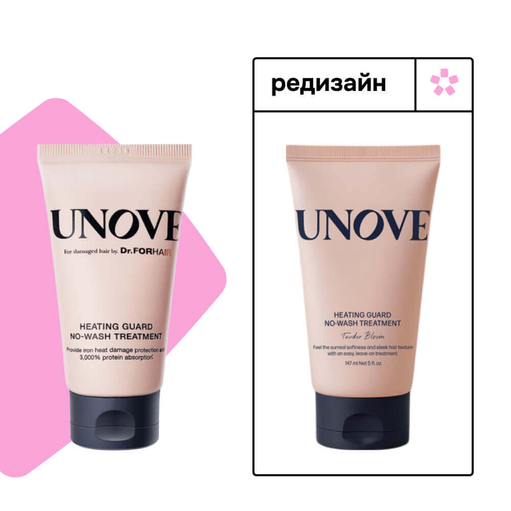 Несмываемая термозащита для волос с кератином Dr.Forhair UNOVE Heating Guard No-Wash Treatment