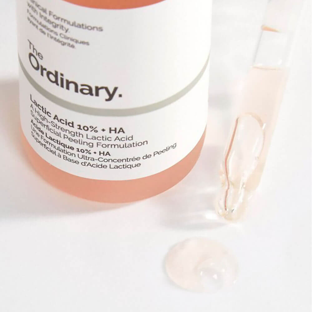Активная пилинг-сыворотка с молочной кислотой The Ordinary Lactic Acid 10% + HA