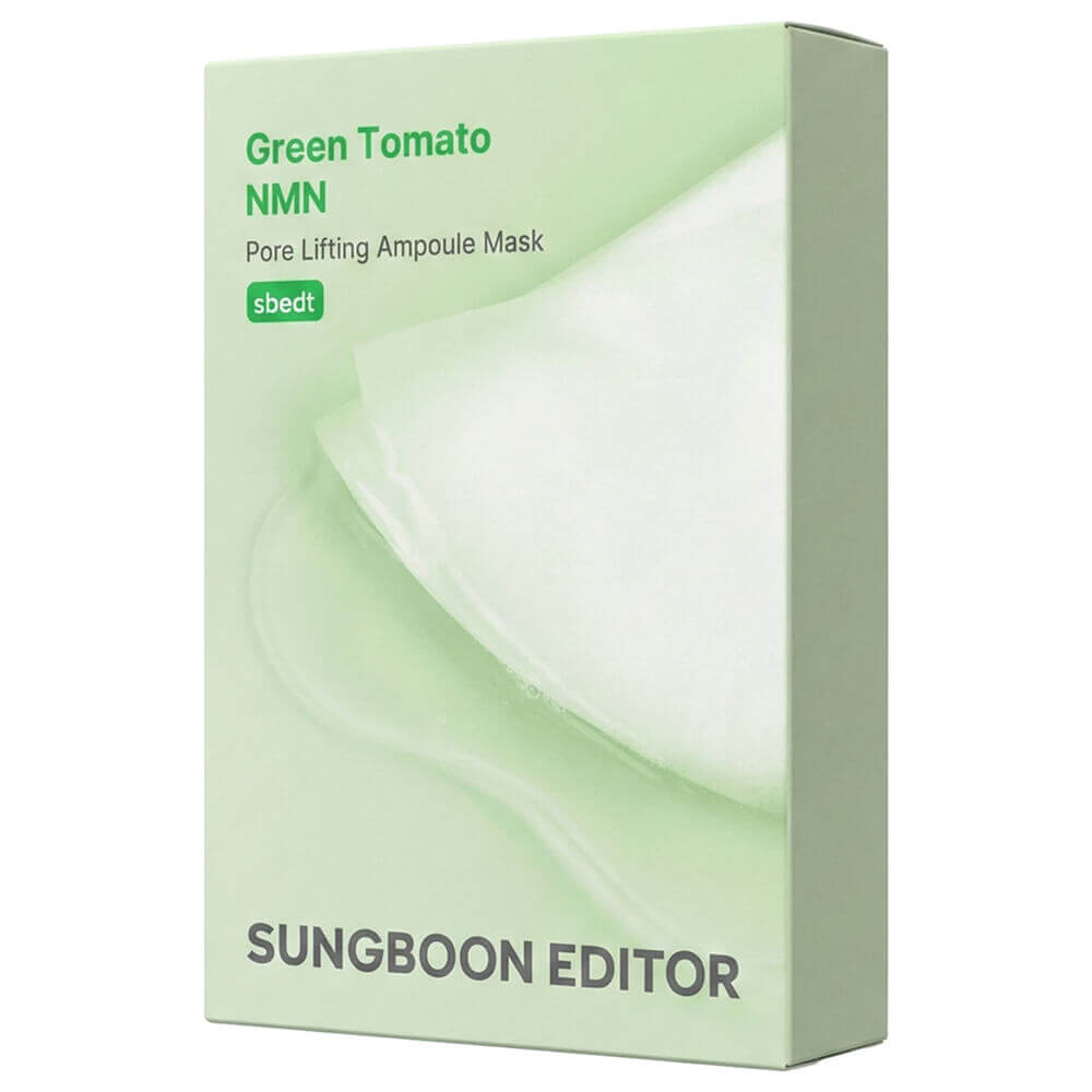 КОРОБКА Лифтинг-маска для сужения пор Sungboon Editor Green Tomato NMN Pore Lifting Ampoule Mask