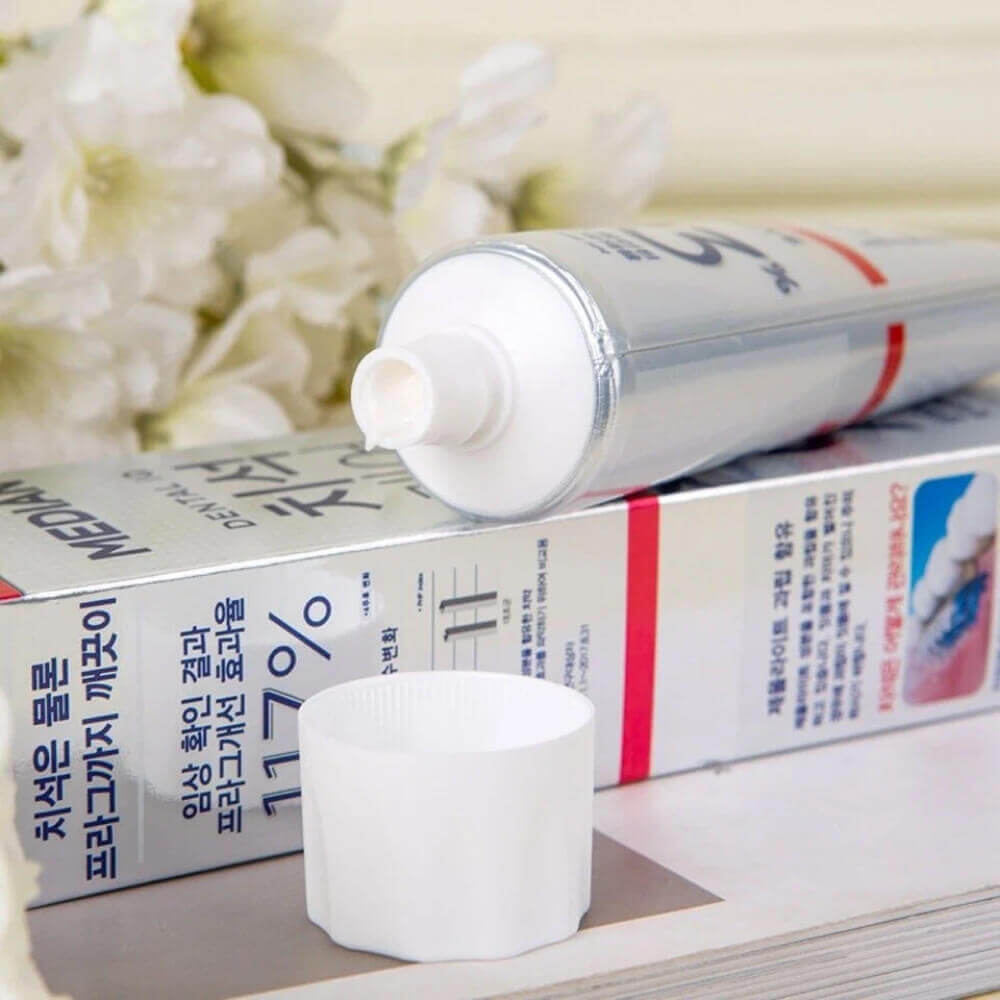 Отбеливающая зубная паста с цеолитом Median Dental IQ 93% White