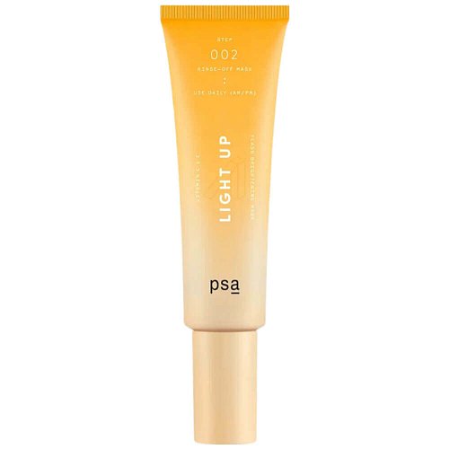 Маска для сияния кожи с 11% витамина C PSA Light Up Vitamin C & E Flash Brightening Mask