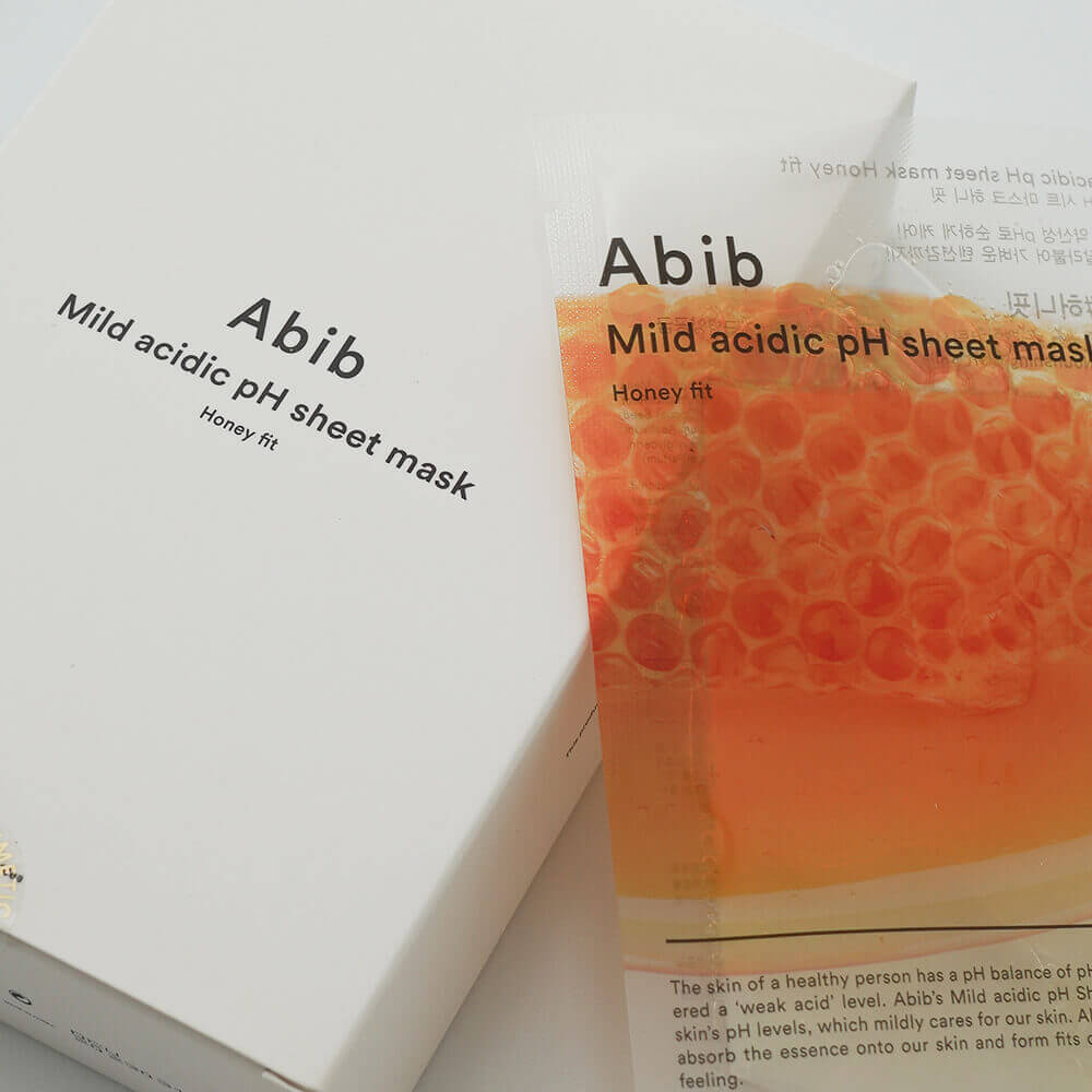 Слабокислотная маска с мёдом для сияния кожи Abib Mild Acidic pH Sheet Mask Honey Fit