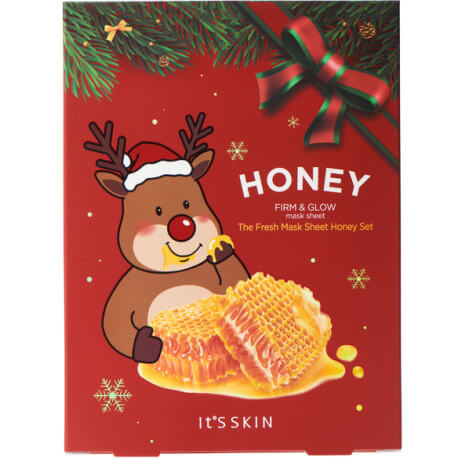 Набор тканевых масок с медом It's Skin The Fresh Mask Sheet Honey