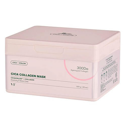 Набор тканевых масок с коллагеном для эластичности кожи VT Cosmetics Cica Collagen Mask
