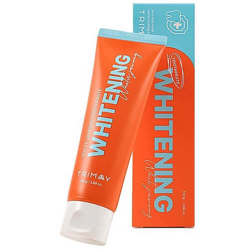 Отбеливающая зубная паста с ароматом грейпфрута и мяты Trimay Whithening White Jamong Toothpaste