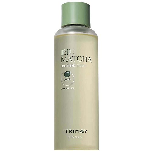 Успокаивающий тонер с чаем матча Trimay Jeju Matcha Low pH Soothing Toner