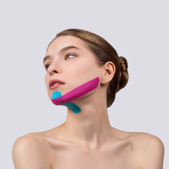 Кинезио тейп для лица из хлопка BB Face Pack Tape™ 2,5 см*5 м