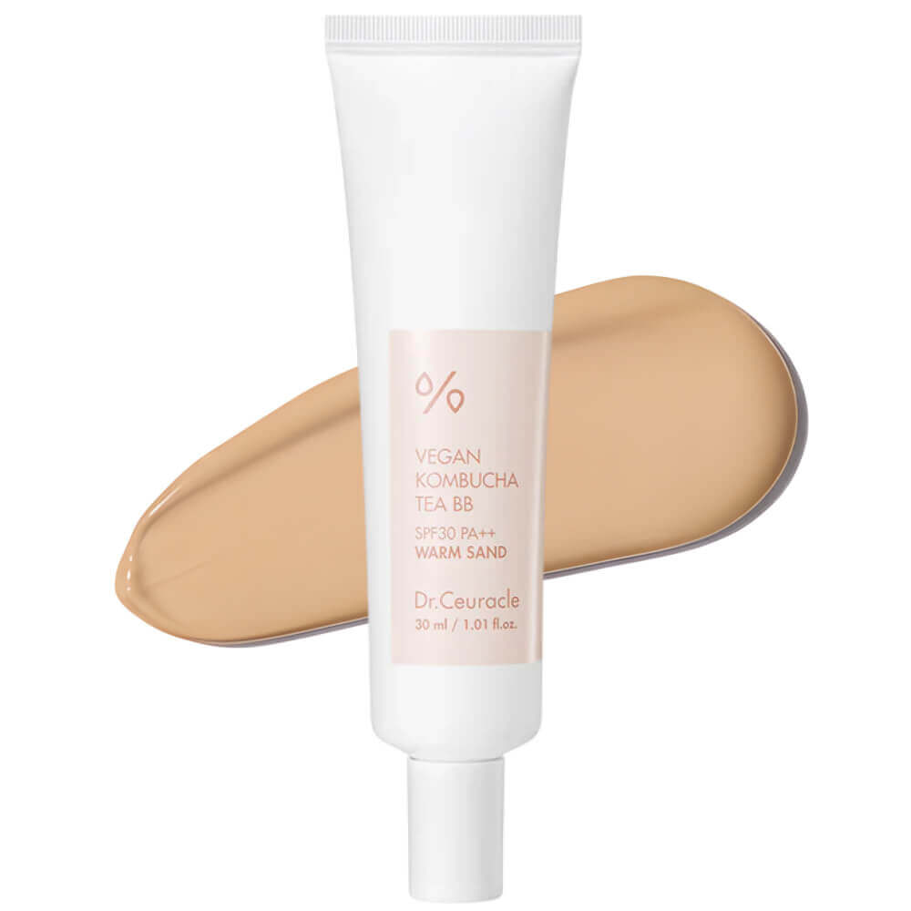 

Веганский BB-крем с комбучей Dr.Ceuracle Vegan Kombucha Tea BB SPF30 PA++ Песочный
