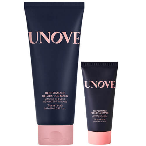 Протеиновая маска для волос с цветочно-древесным ароматом Unove Deep Damage Treatment EX Warm Petals