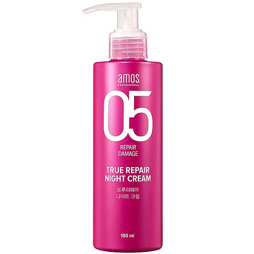 Несмываемый ночной крем для волос Amos Professional True Repair Night Cream