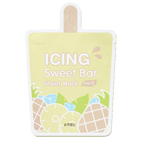 Тканевые маски-мороженое Apieu Icing Sweet Bar Sheet Mask Ананас (Pineapple)