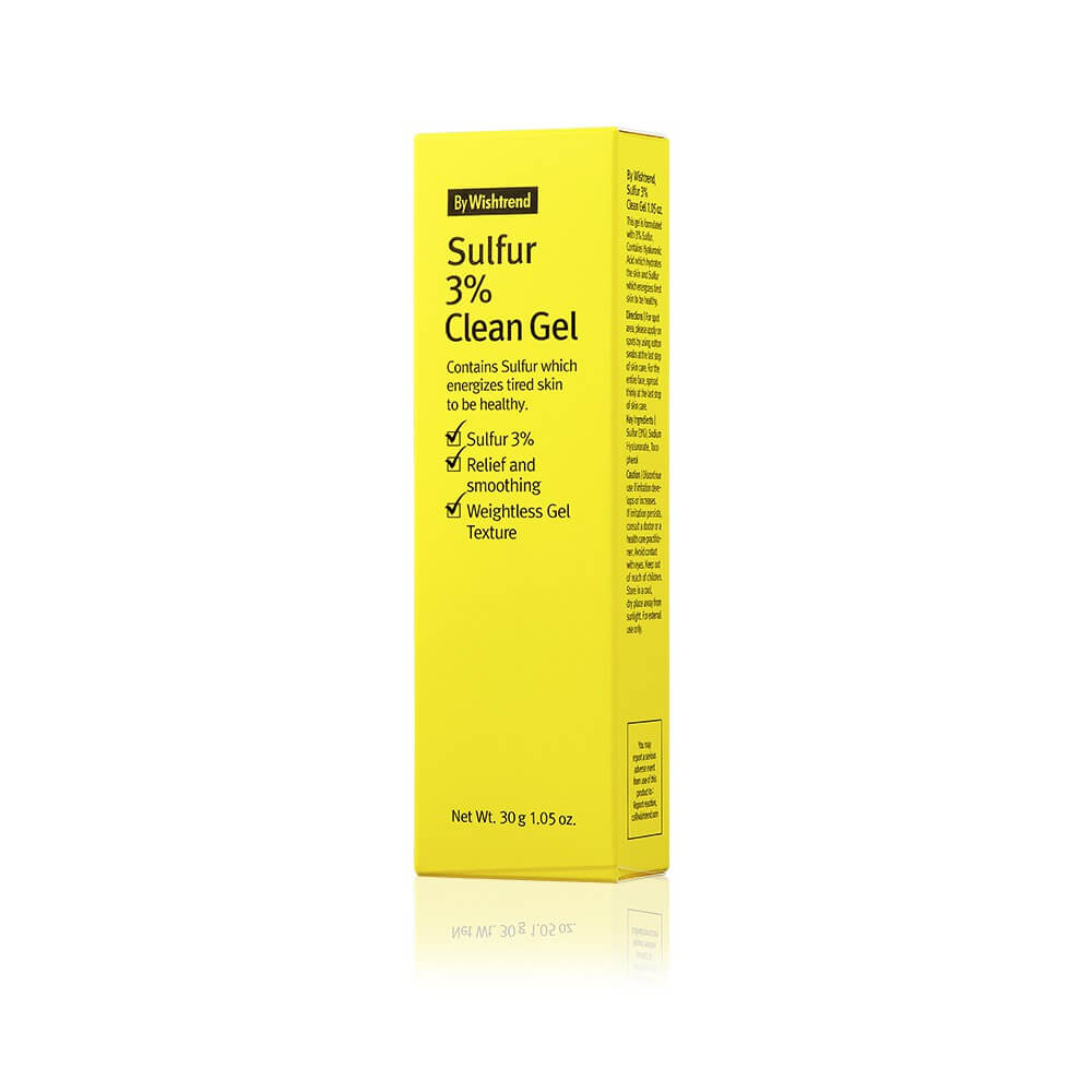 Локальный гель против акне с серой By Wishtrend Sulfur 3% Clean Gel