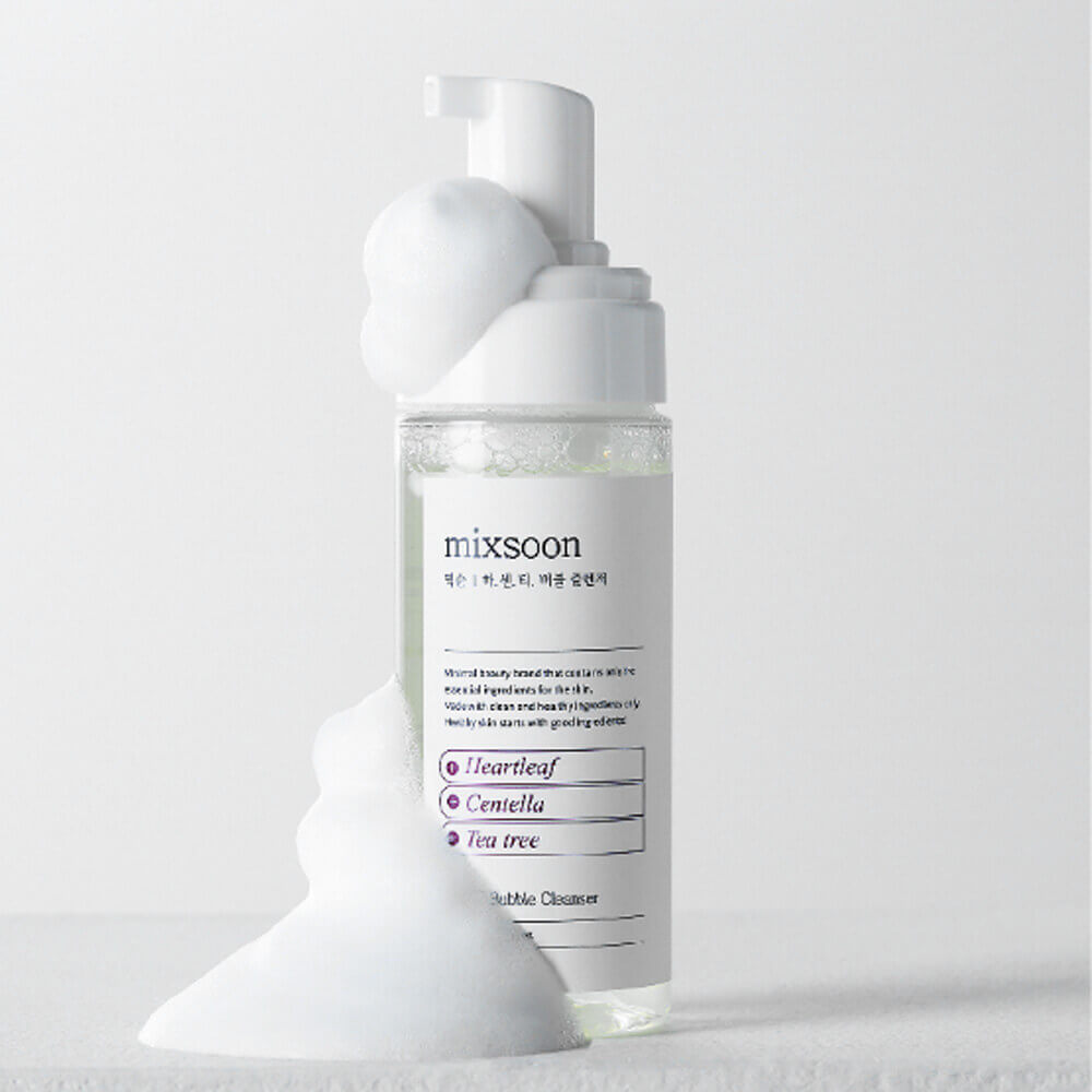 Успокаивающая пенка для умывания от воспалений Mixsoon H.C.T. Bubble Cleanser