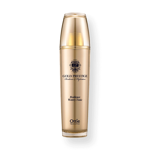 Увлажняющий тонер для упругости кожи Ottie Gold Prestige Resilience Watery Tonic