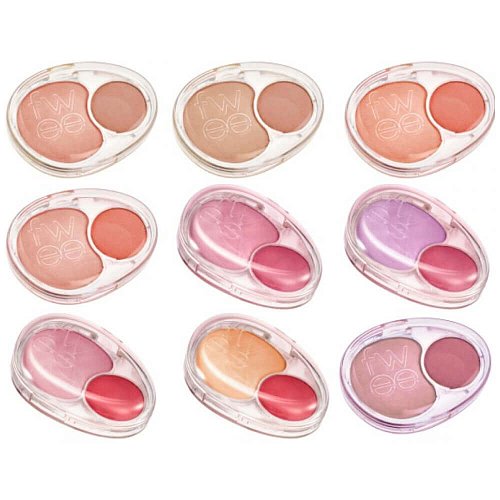 Двойные муссовые румяна fwee Mellow Dual Blusher