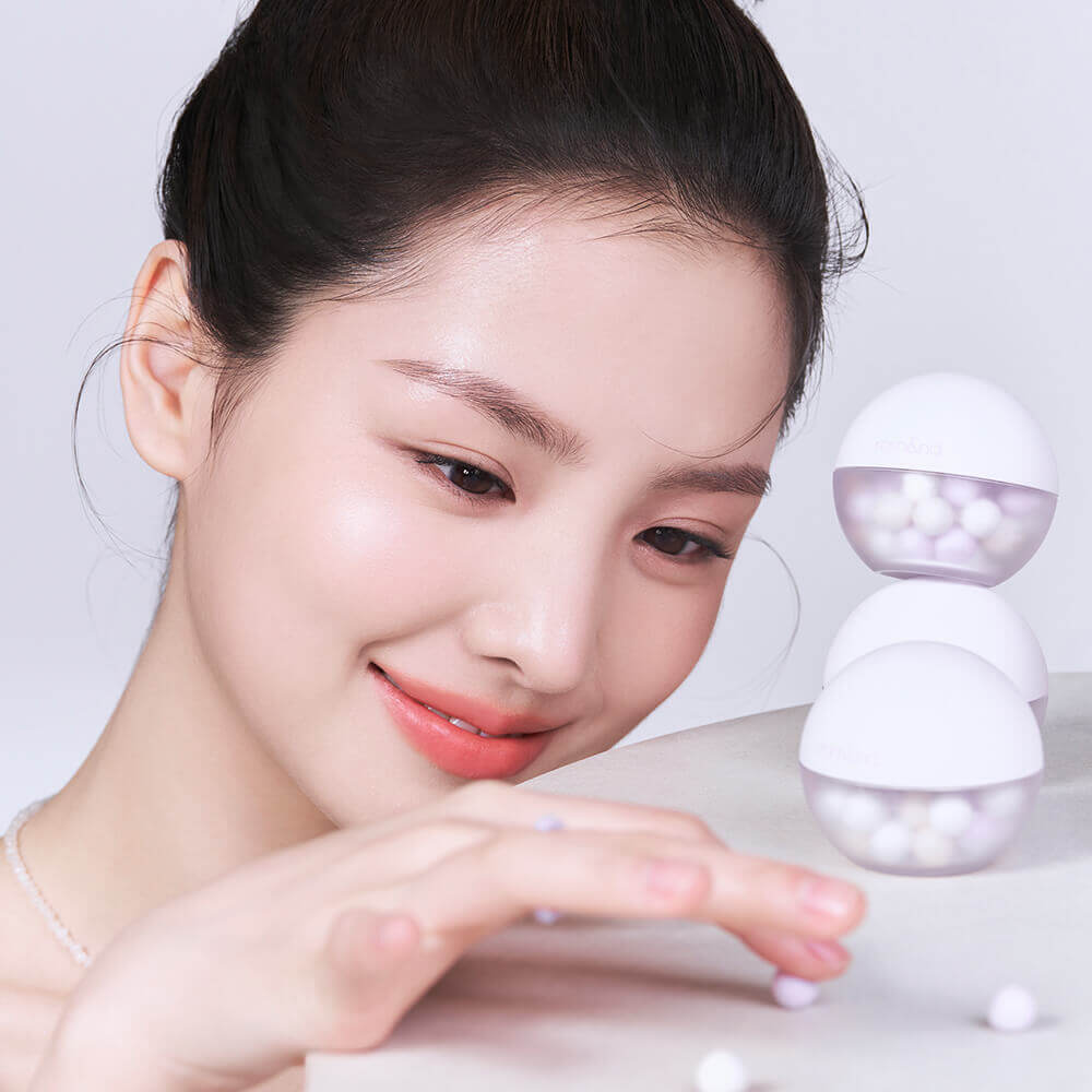 Мерцающая пудра-вуаль в шариках rom&nd Sheer Powder Pearls