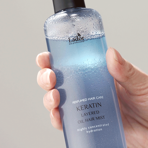 Двухфазный кератиновый мист с комплексом масел Lador Keratin Layered Oil Hair Mist