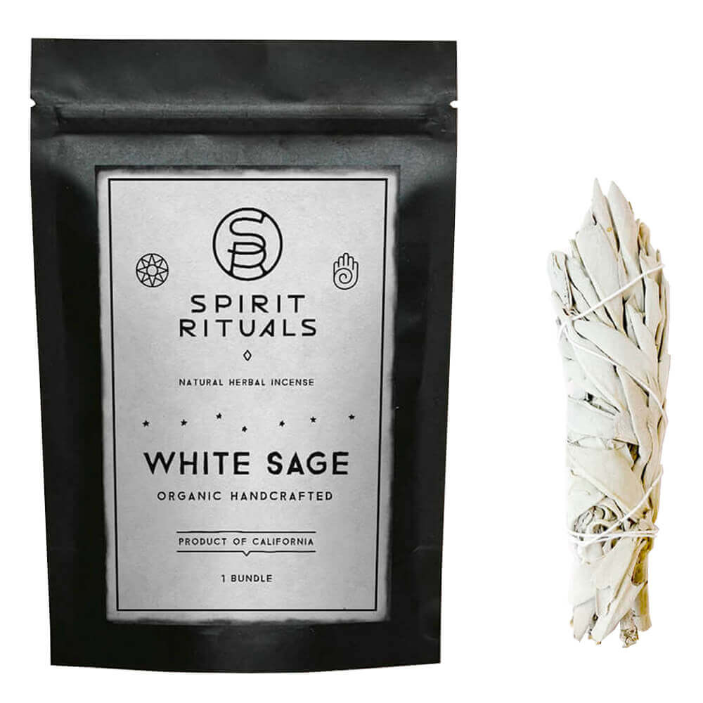 Органический белый шалфей ручной скрутки Spirit Rituals White Sage Organic Handcrafted