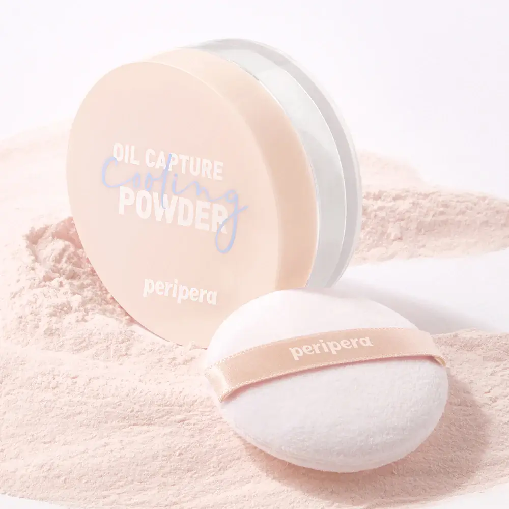 Матирующая пудра для лица с охлаждающим эффектом Peripera Oil Capture Cooling Powder