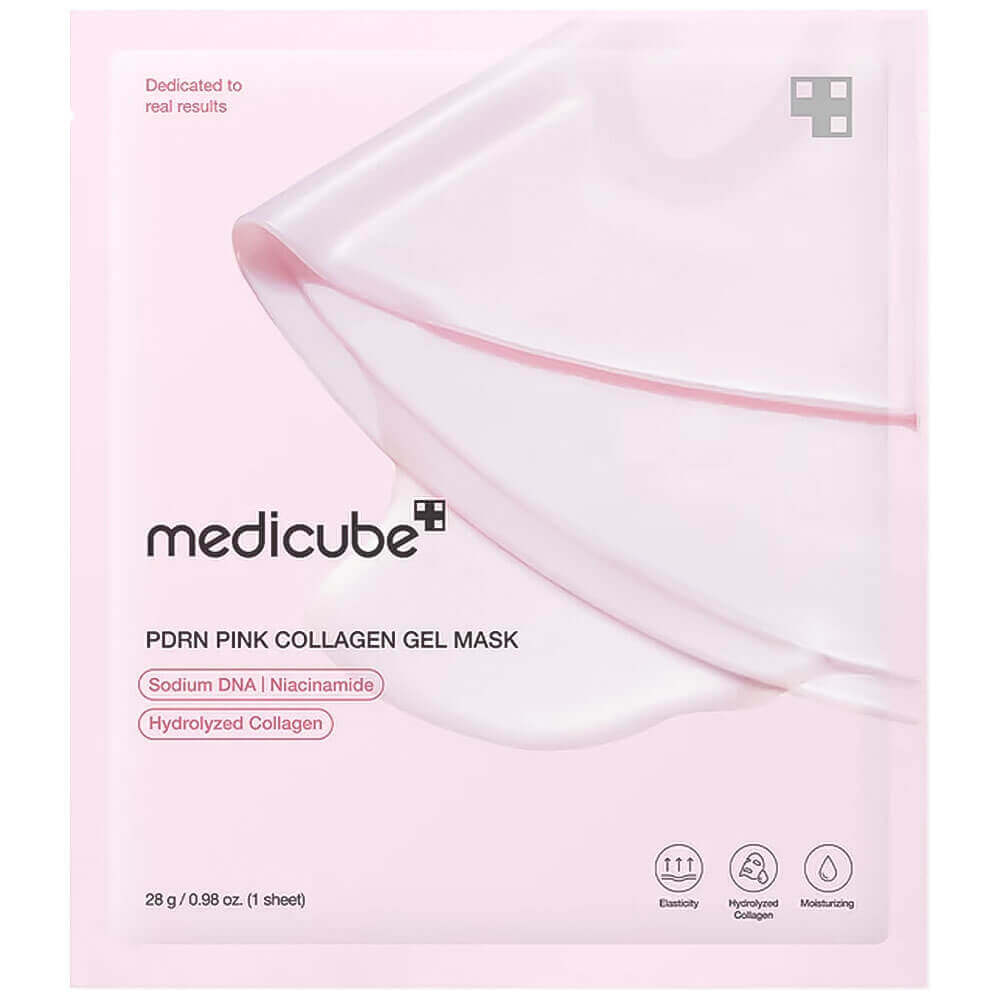 

Гидрогелевая маска с ПДРН и коллагеном medicube PDRN Pink Collagen Gel Mask