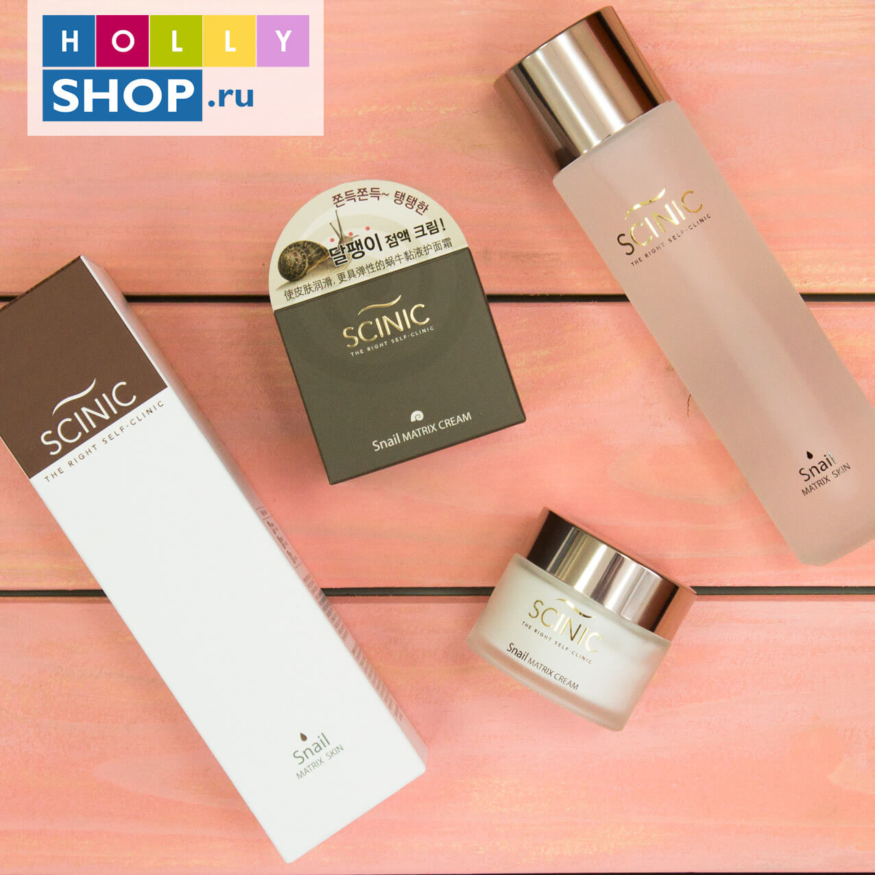 Крем для лица с муцином улитки Scinic Snail Matrix Cream