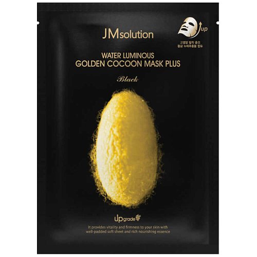 Тканевая маска с протеинами кокона золотого шелкопряда JMsolution Water Luminous Golden Cocoon Mask Plus
