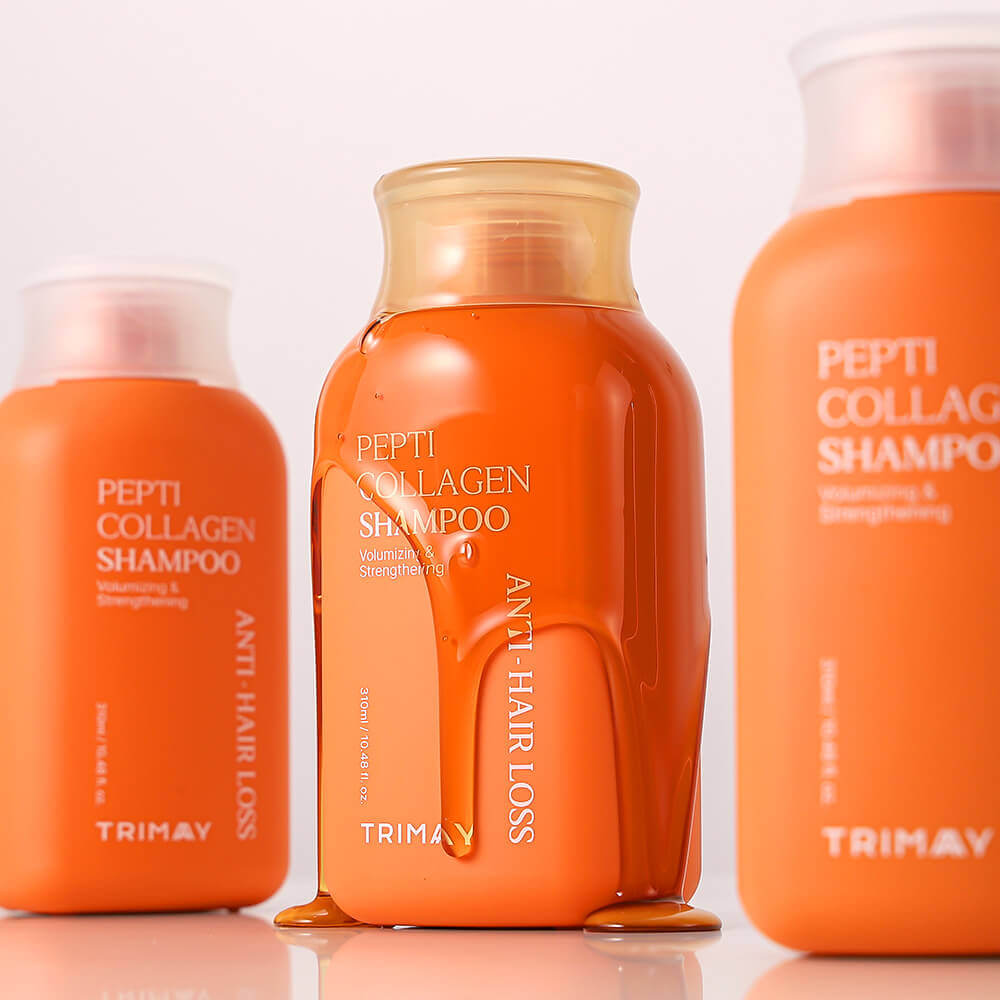 Шампунь против выпадения волос с пептидами и коллагеном Trimay Pepti Collagen Anti-Hair Loss Shampoo