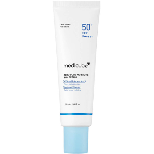 Увлажняющая солнцезащитная сыворотка medicube Zero Pore Hydrating Sun Serum SPF50+ PA++++