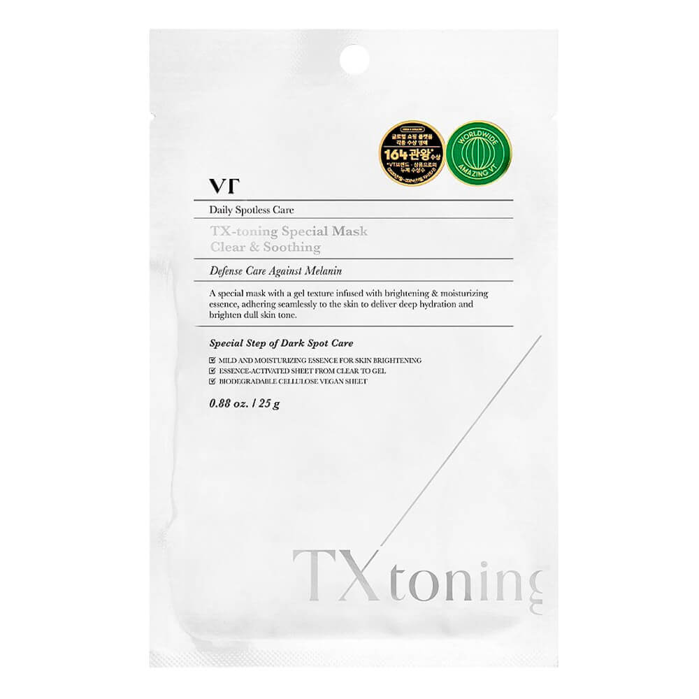 

Осветляющая тканевая маска VT Cosmetics TX-Toning Special Mask