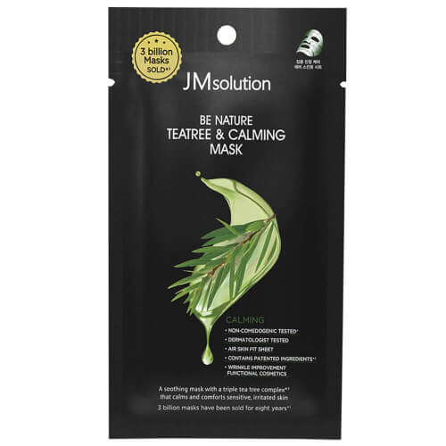 Тканевая маска с чайным деревом JMsolution Be Nature Teatree & Calming Mask