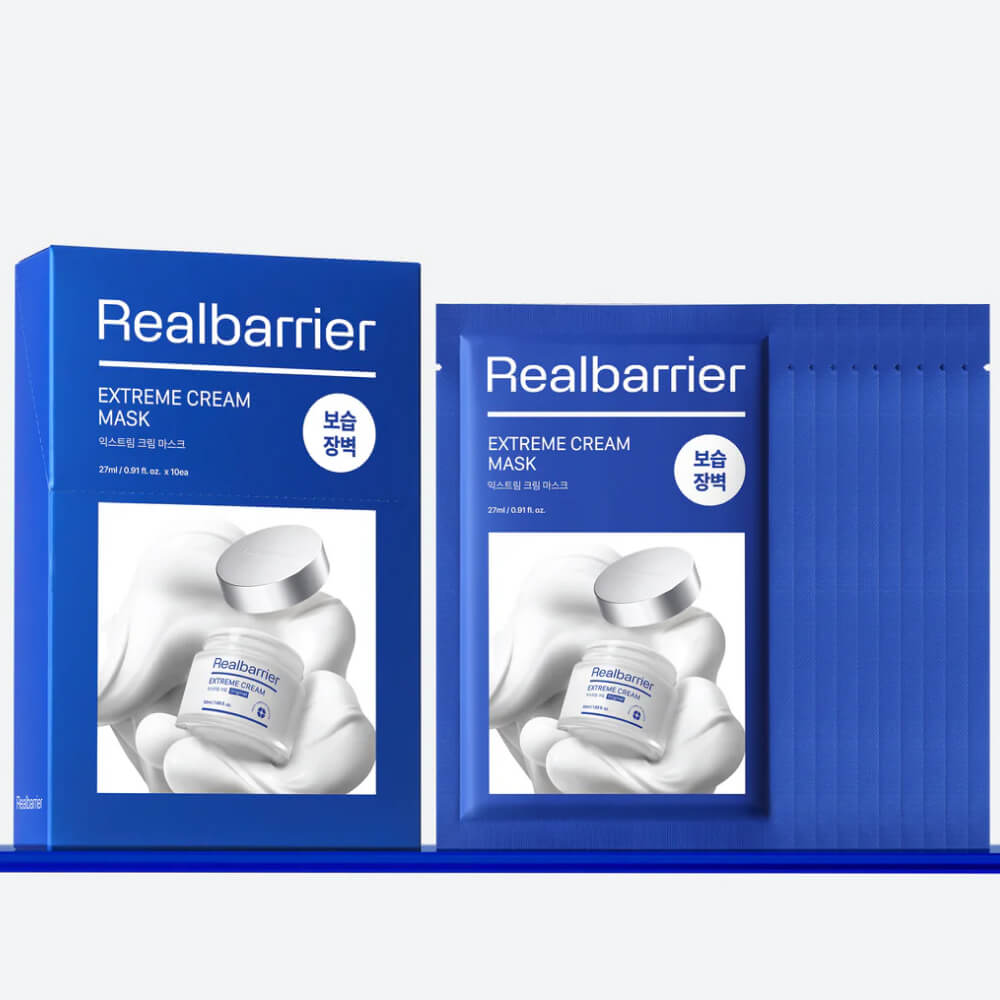 КОРОБКА Восстанавливающая тканевая маска с церамидами Real Barrier Extreme Cream Mask