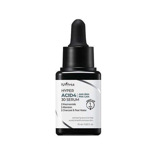 Пилинг-сыворотка с комплексом кислот IsNtree Hyper Acid4 AHA BHA PHA LHA 30 Serum