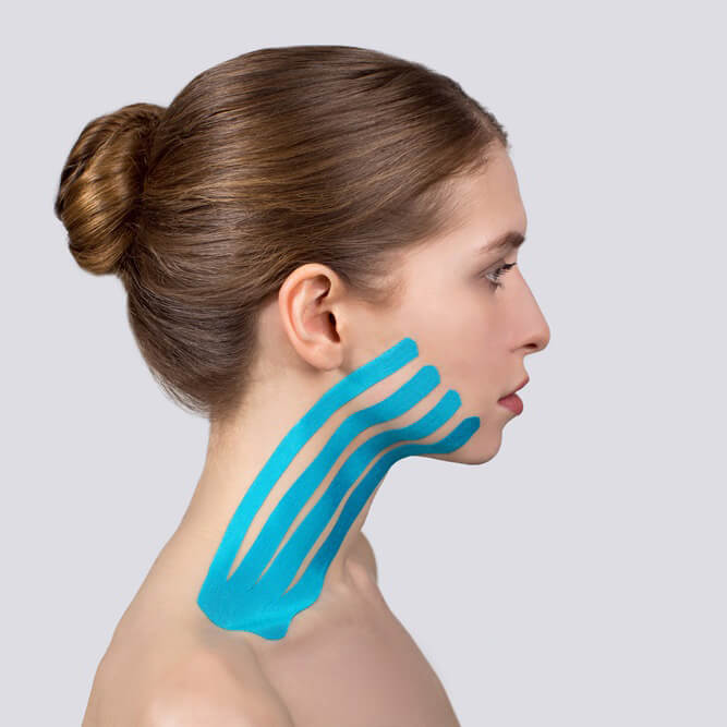 Кинезио тейп для лица из шёлка BB Face Tape™ 5 см*5 м