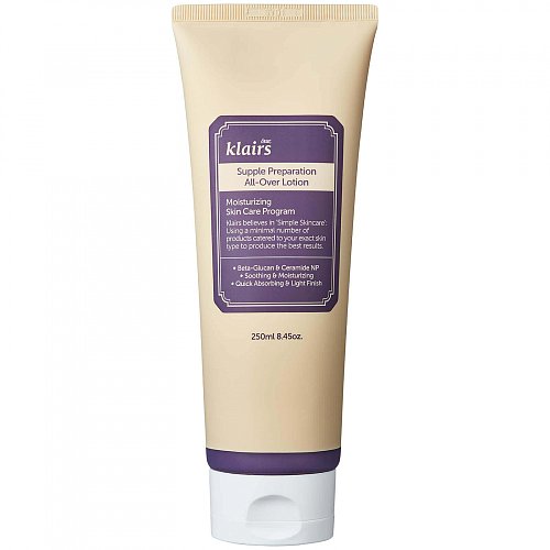 Увлажняющий лосьон для лица и тела Dear, Klairs Supple Preparation All Over Lotion