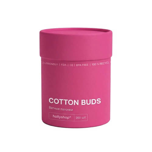 Бамбуковые ватные палочки hollyshop Cotton Buds