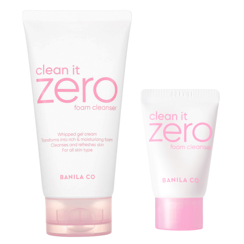 Мягкая пенка для умывания с женьшенем BANILA CO Clean It Zero Foam Cleanser