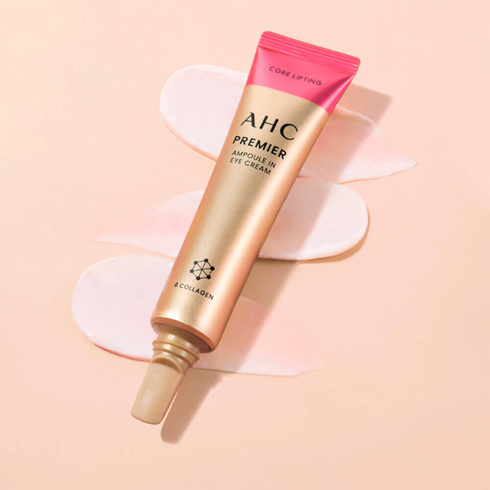 Питательный крем для век с коллагеном на основе розы AHC Premier Ampoule In Eye Cream 6 Collagen