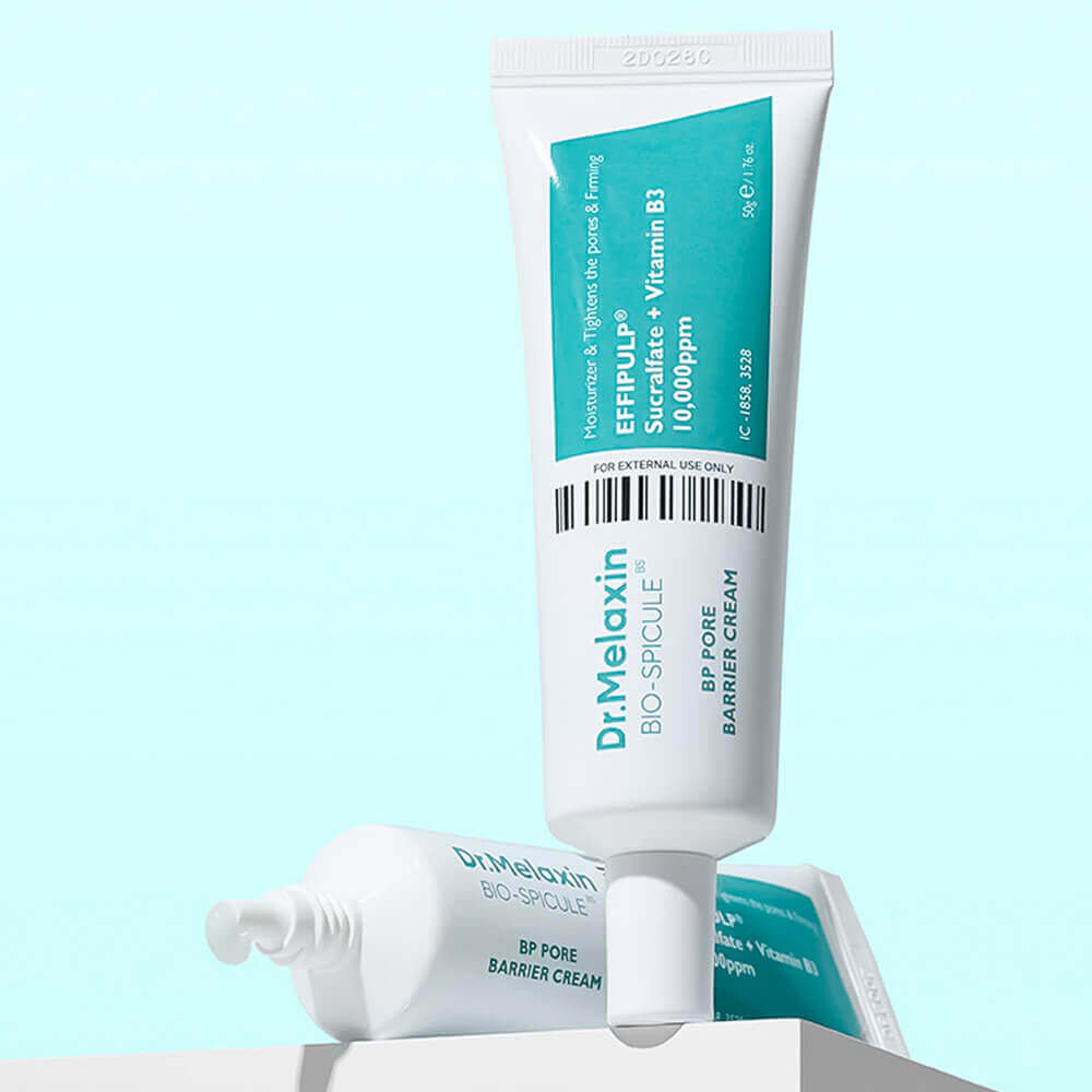 Подтягивающий крем для сужения пор с биоспикулами Dr.Melaxin BP Pore Barrier Cream