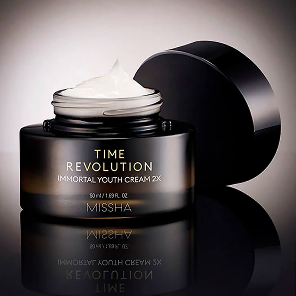 Омолаживающий питательный крем для лица Missha Time Revolution Immortal Youth Cream 2X