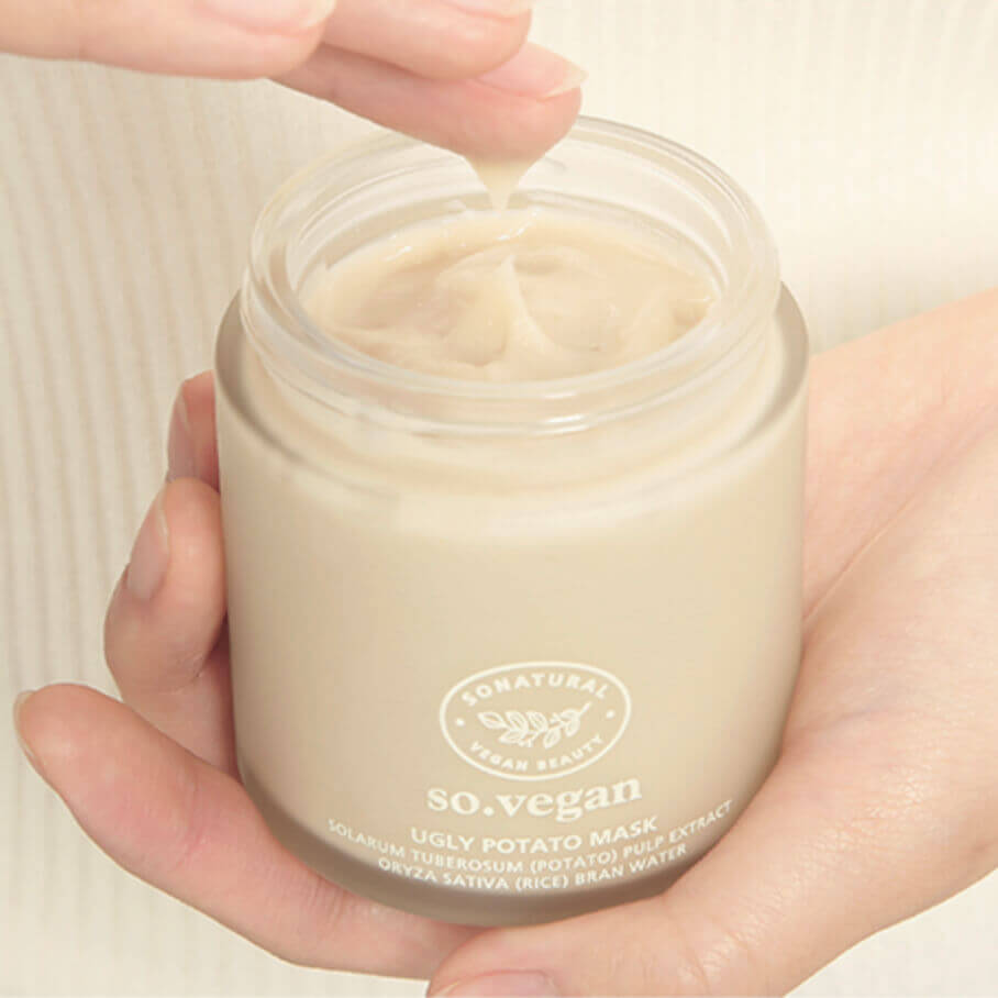 Веганская маска для раздраженной кожи So Natural So.Vegan Ugly Potato Mask