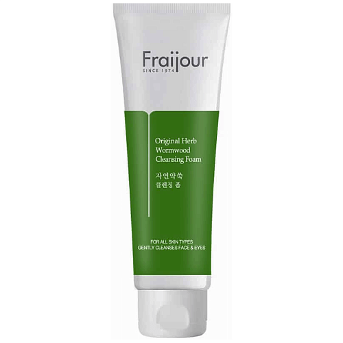 Очищающая пенка с полынью для проблемной кожи Fraijour Original Herb Wormwood Cleansing Foam