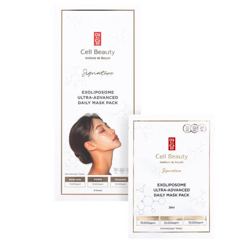 Набор масок для лица с экзолипосомами Cell Beauty Exoliposome Ultra-Advanced Daily Mask Pack 10 шт.