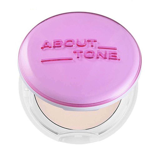 Прессованная сияющая пудра для лица About Tone Glow Powder Pact
