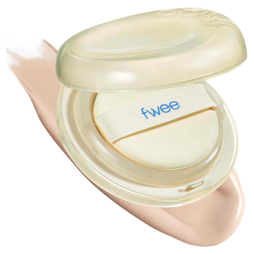 

Тональный кушон с сатиновым финишем fwee Cushion Egg-Fit Cover SPF50+ РА+++ 00 Clear