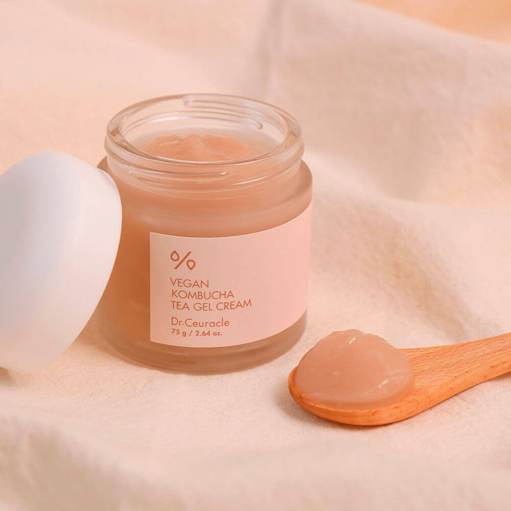 Увлажняющий веганский крем с комбучей Dr.Ceuracle Vegan Kombucha Tea Gel Cream