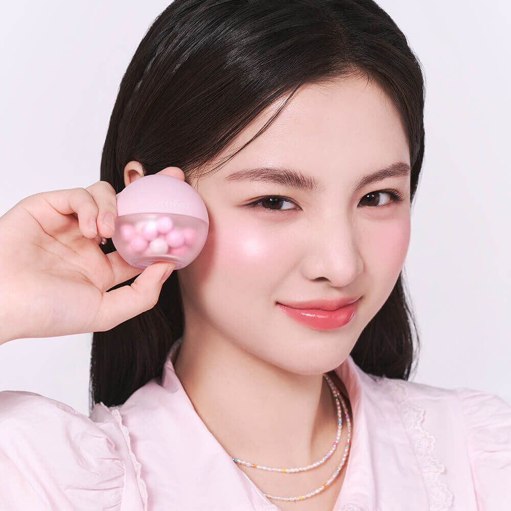 Мерцающая пудра-вуаль в шариках rom&nd Sheer Powder Pearls