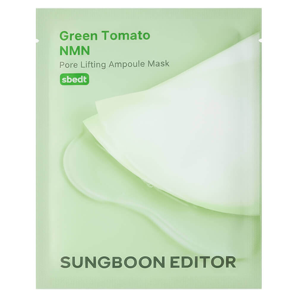 Лифтинг-маска для сужения пор Sungboon Editor Green Tomato NMN Pore Lifting Ampoule Mask