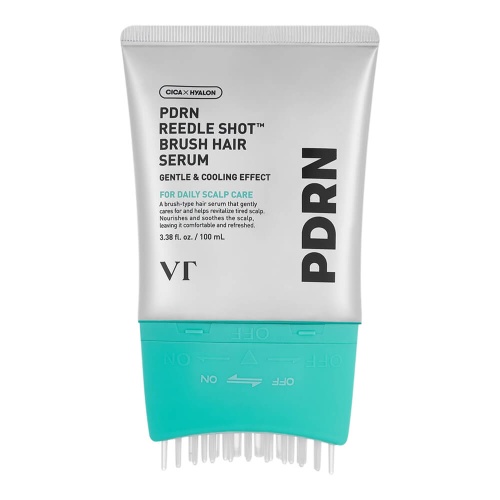 Массажная сыворотка для кожи головы с ПДРН VT Cosmetics PDRN Reedle Shot Brush Hair Serum